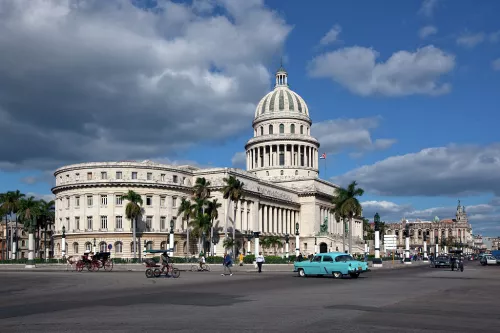 Cuba's National Capitol Building, January 2010.