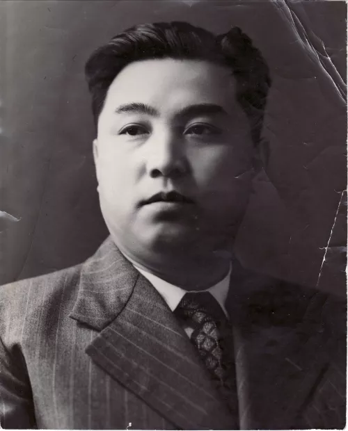 Portrait of North Korean leader Kim Il Sung
