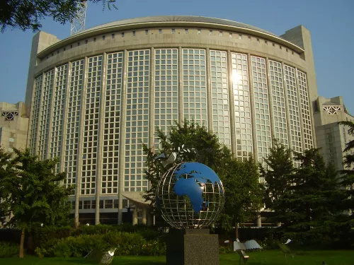 Photograph fo Ministry of Foreign Affairs in Beijing