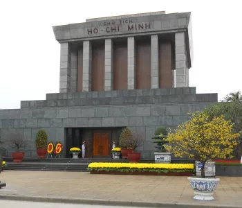 The Ho Chi Minh Mausoleum in Hanoi, Vietnam, 2012.