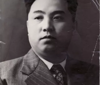 Portrait of North Korean leader Kim Il Sung