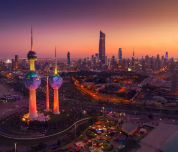Photograph of the city of Kuwait.